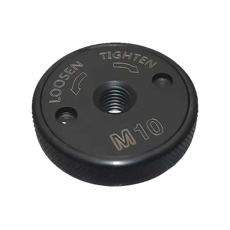 Orbital Polisher Da - M14 アングルグラインダークイックリリースセルフロック研削ヘッドプレスプレートフランジナット、M10 ポリッシャーブラックバージョンアクセサリー