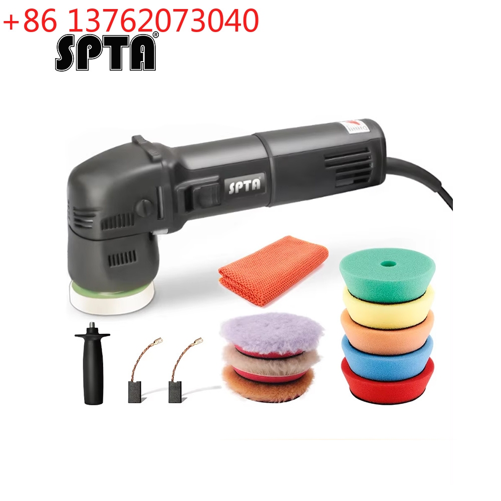Orbital Polisher Da - SPTAオービタルカーポリッシャー 3インチ 10mm/780W 可変速オービットデュアルアクションポリッシャー 自動車ディテーリングツール DA研磨パッド付き
