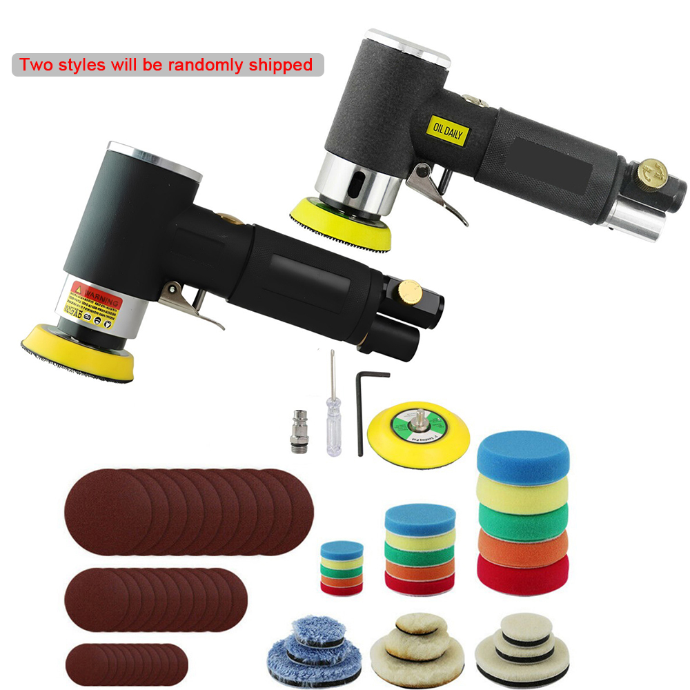 Orbital Polisher Da - WENXING オービットエアサンダー ミニ空気圧式 1インチ/2インチ/3インチ研磨機セット 車磨き用 高速エアポリッシャー
