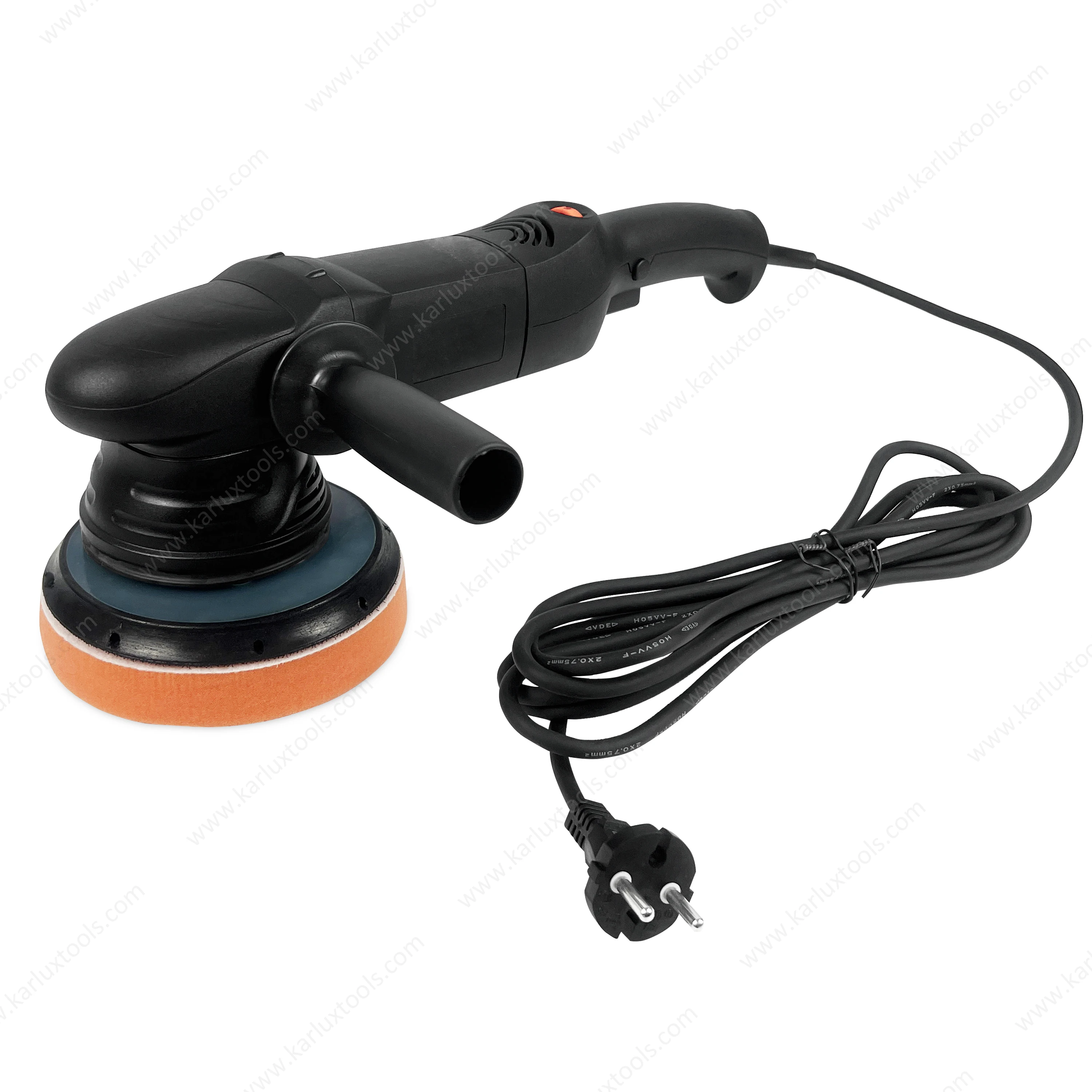 Orbital Polisher Da - 車用バフ研磨機、オービタルポリッシャー、車の傷除去剤、カーボンブラシ、6段階変速電動DA研磨機