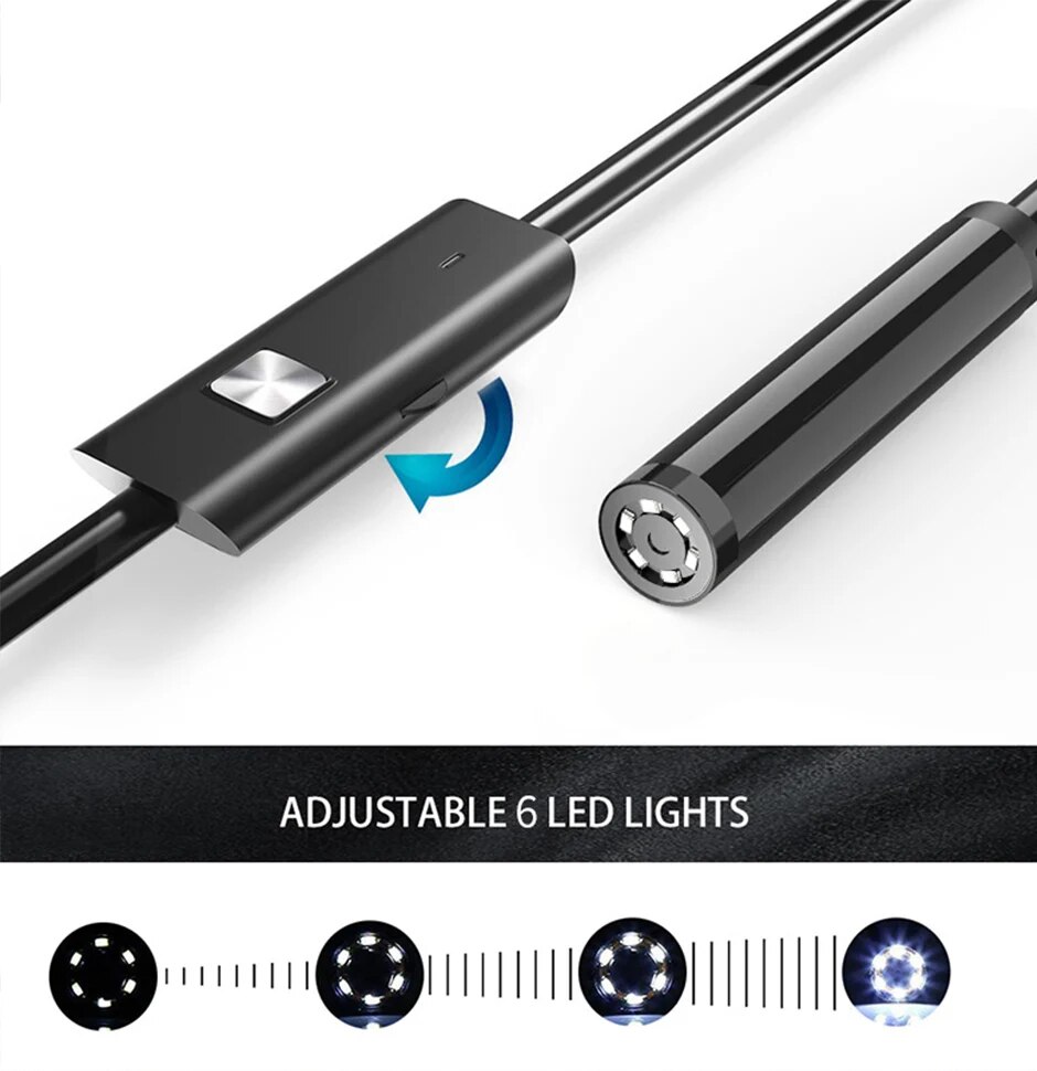 7.0MM TYPE-C 内視鏡カメラ IP67 防水 6  - Endoscope Inspection Camera のレビューと価格