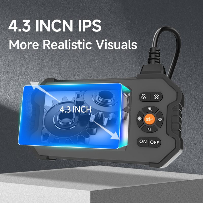 4.3インチIPSディスプレイ搭載の工業用パイプ検査カメラ、 - Endoscope Inspection Camera のレビューと価格